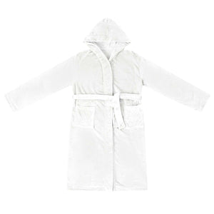 Accappatoio con Cappuccio Bianco xxxl Flanella 42017254