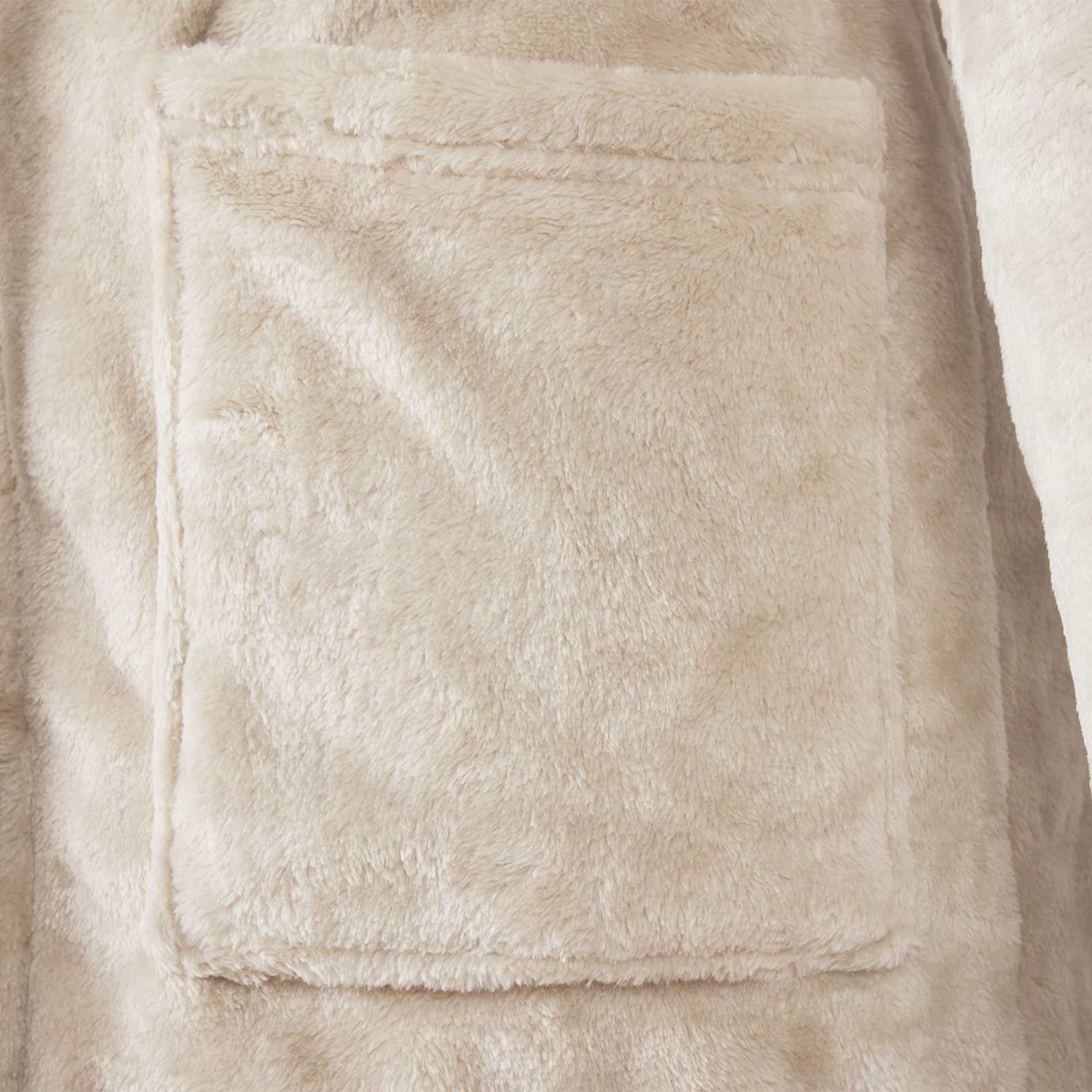 Accappatoio senza Cappuccio Beige l Flanella 42017263