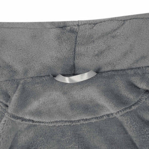 Accappatoio senza Cappuccio Grigio scuro xl Flanella 42017276