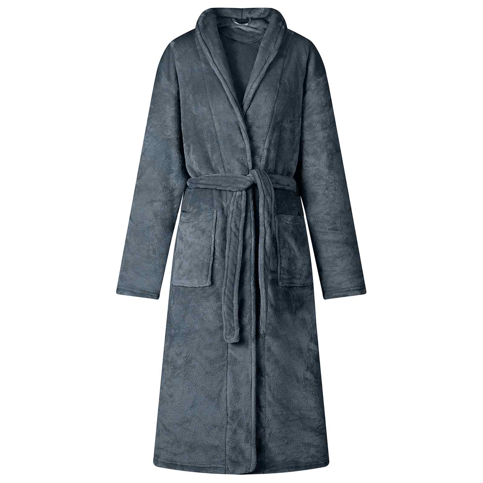 Accappatoio senza Cappuccio Blu navy xl Flanella 42017288