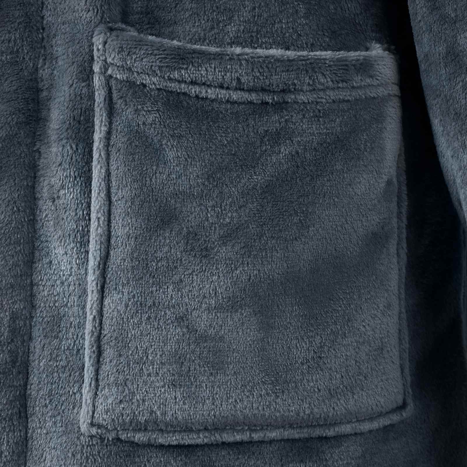 Accappatoio senza Cappuccio Blu navy xxl Flanella 42017289