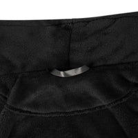 Accappatoio senza Cappuccio Nero l Flanella 42017293