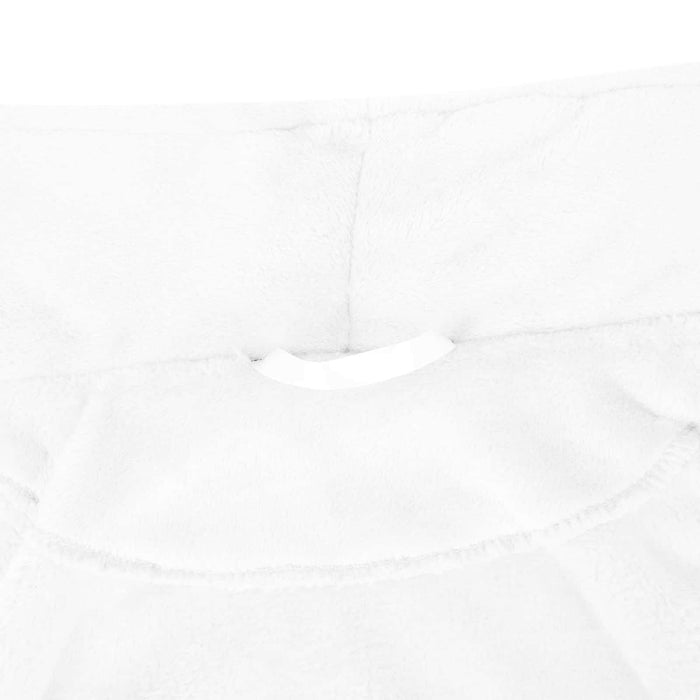 Accappatoio senza Cappuccio Bianco s Flanella 42017297