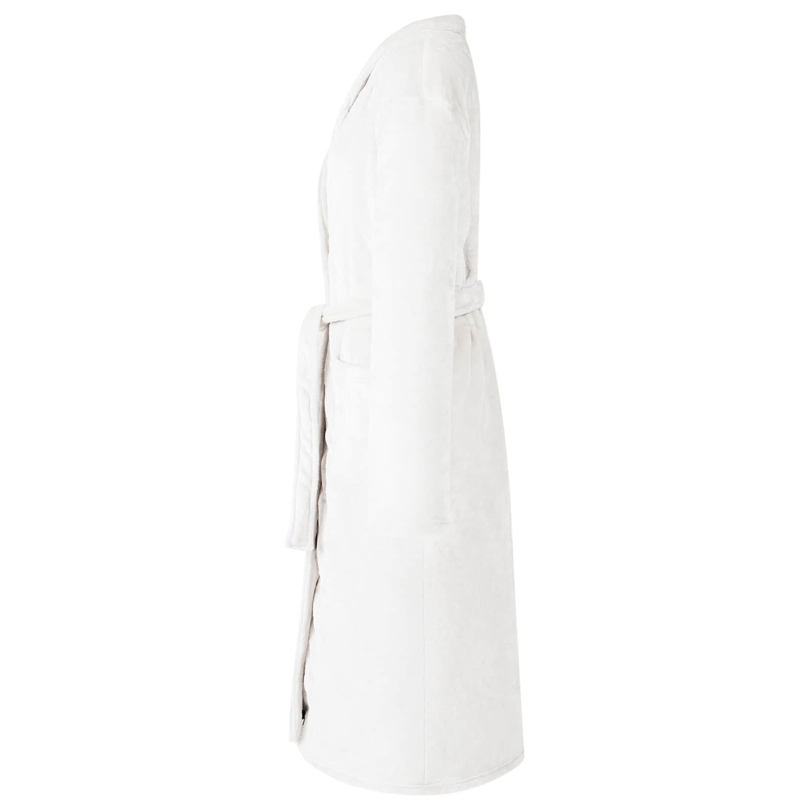 Accappatoio senza Cappuccio Bianco xxxl Flanella 42017302