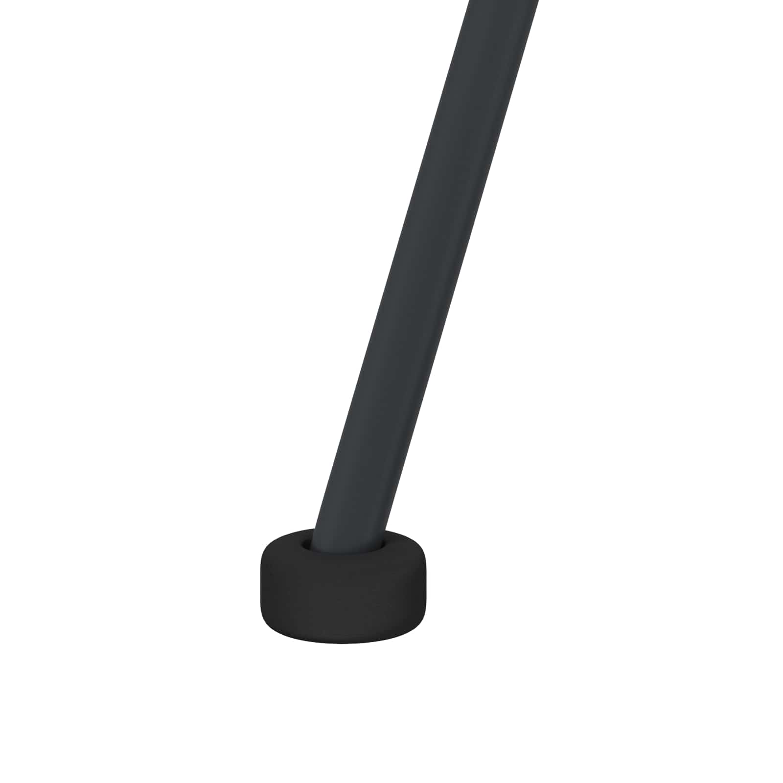 Sedia da pranzo 2 pcs Nero 65 x 55,5 x 81 cm Rattan e Ferro 42011561