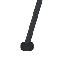 Sedia da pranzo 2 pcs Nero 65 x 55,5 x 81 cm Rattan e Ferro 42011561