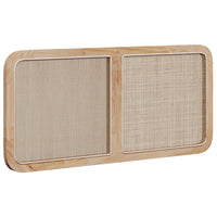 Testiera-Testata-Testiera Decorativa Naturale 120 x 55 x 3 cm Rattan