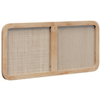 Testiera-Testata-Testiera Decorativa Naturale 120 x 55 x 3 cm Rattan