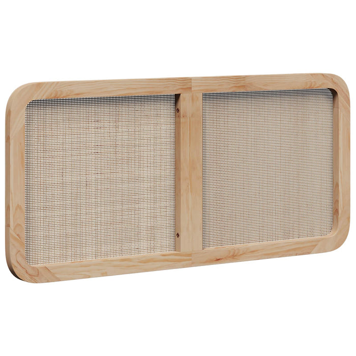 Testiera-Testata-Testiera Decorativa Naturale 120 x 55 x 3 cm Rattan