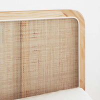 Testiera-Testata-Testiera Decorativa Naturale 140 x 55 x 3 cm Rattan