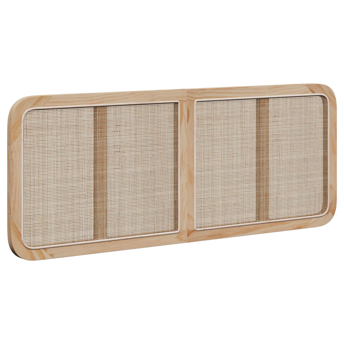 Testiera-Testata-Testiera Decorativa Naturale 140 x 55 x 3 cm Rattan
