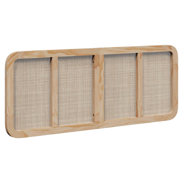 Testiera-Testata-Testiera Decorativa Naturale 140 x 55 x 3 cm Rattan