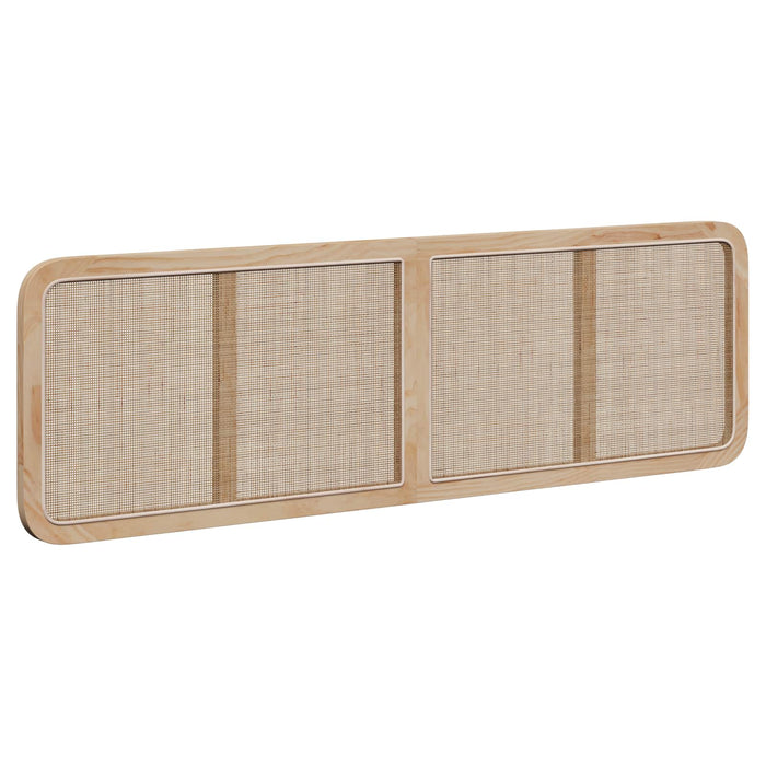 Testiera-Testata-Testiera Decorativa Naturale 180 x 55 x 3 cm Rattan