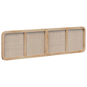 Testiera-Testata-Testiera Decorativa Naturale 200 x 55 x 3 cm Rattan