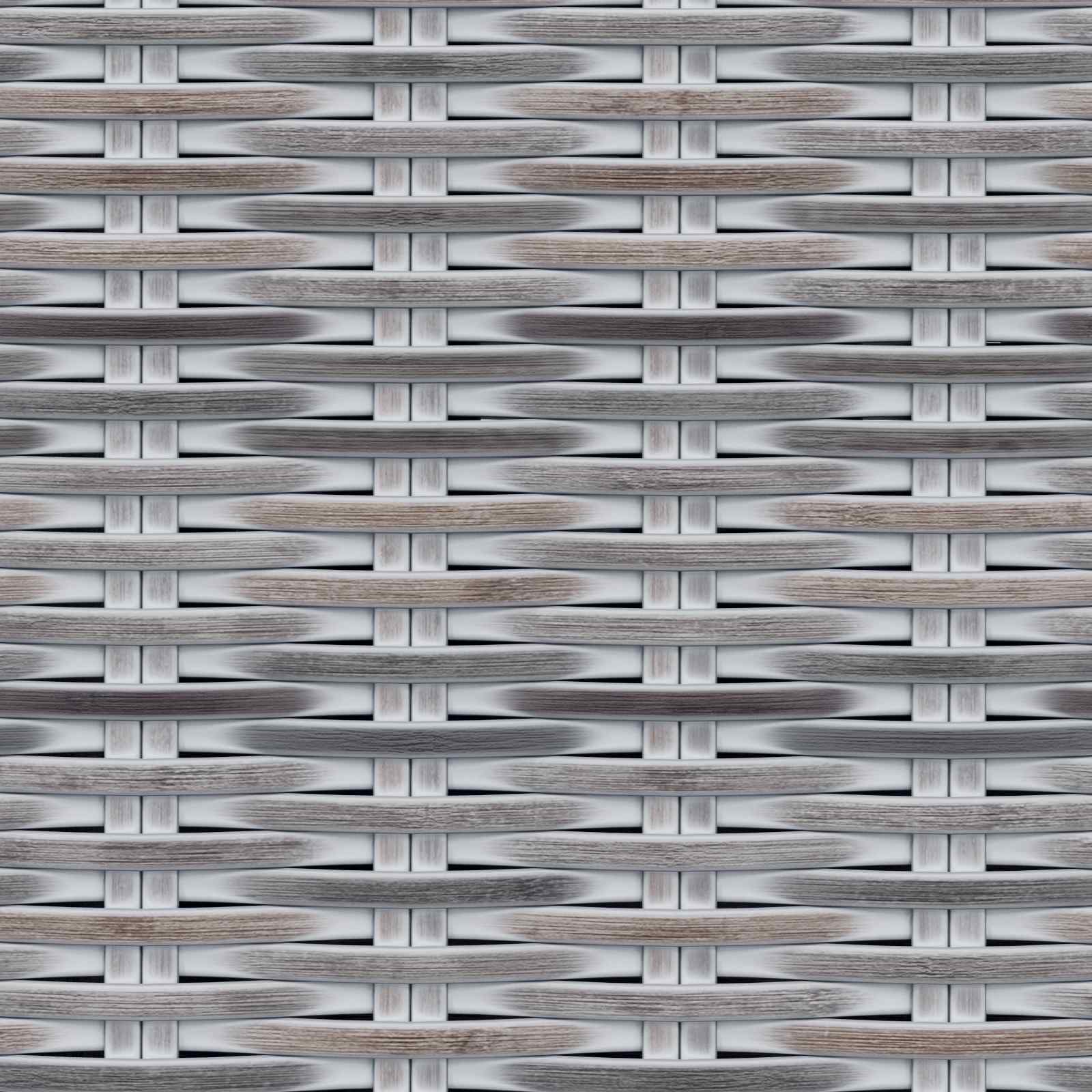 Panchina con contenitore Bianco Lavato 110 x 40 x 50 cm Rattan 42011574