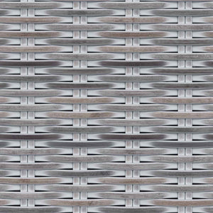 Panchina con contenitore Bianco Lavato 110 x 40 x 50 cm Rattan 42011574