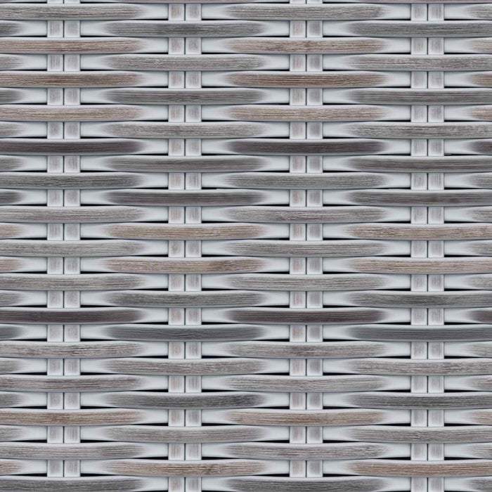 Panchina con contenitore Bianco Lavato 110 x 40 x 50 cm Rattan 42011574