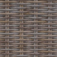 Panchina con contenitore Grigio 110 x 40 x 50 cm Rattan 42011575