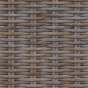 Panchina con contenitore Grigio 110 x 40 x 50 cm Rattan 42011575