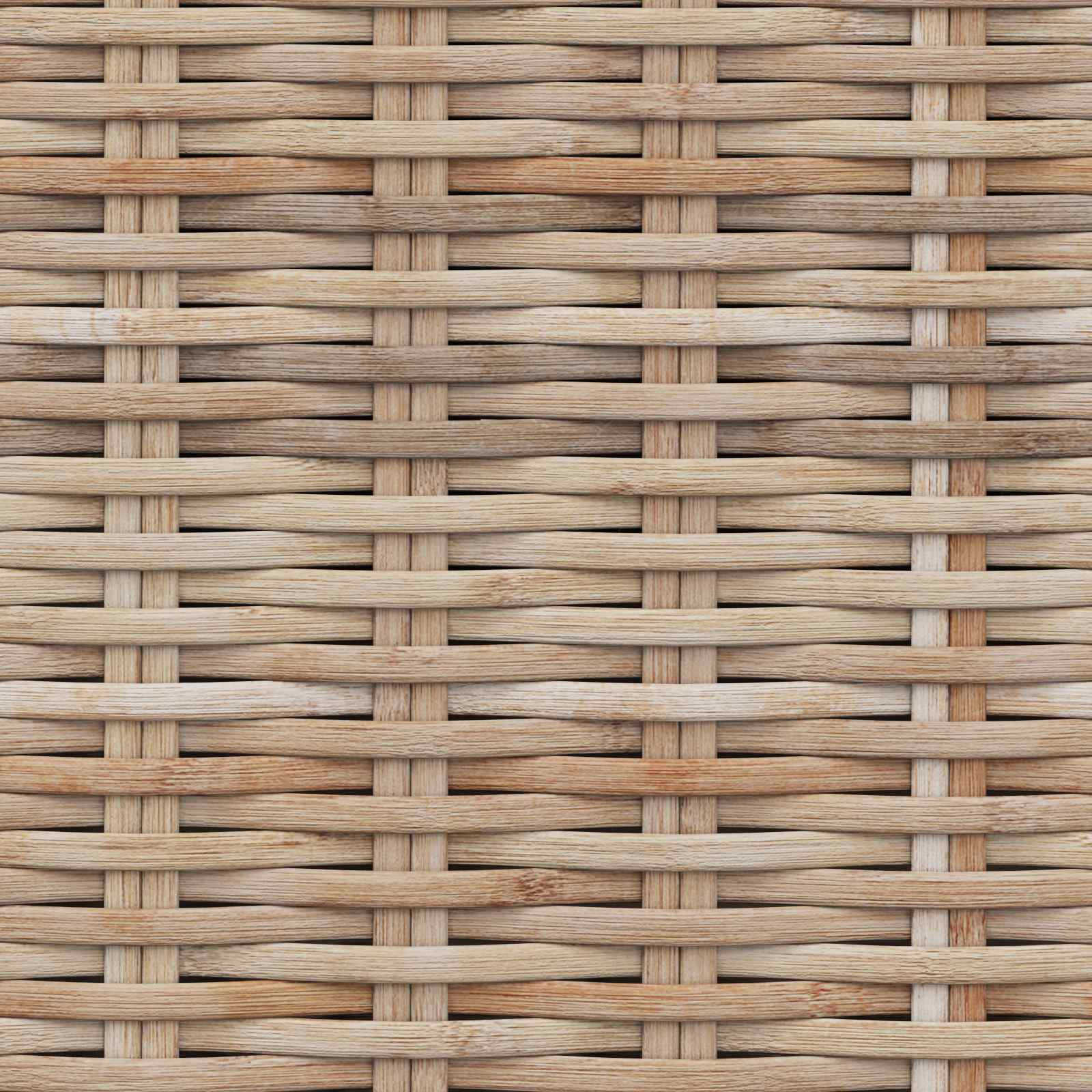Panchina con contenitore Naturale 110 x 40 x 50 cm Rattan 42011577