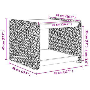 Tavolo laterale Naturale 44.5 x 45 x 45 cm 42011578