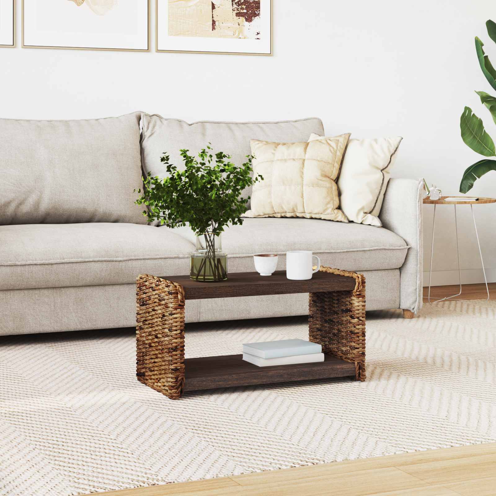 Tavolo laterale Naturale 44.5 x 45 x 45 cm 42011579