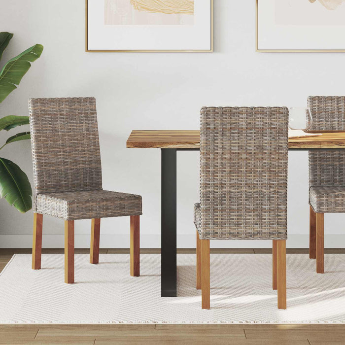 Sedia da pranzo 2 pcs Grigio Kubu 45 x 54 x 93 cm 42012420