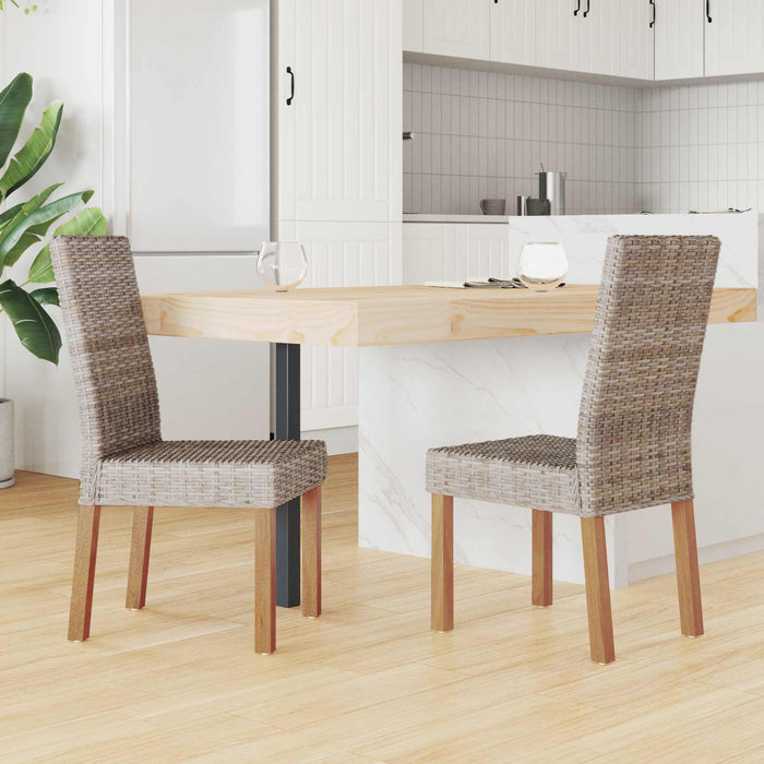 Sedia da pranzo 2 pcs Grigio Kubu 45 x 54 x 93 cm 42012420