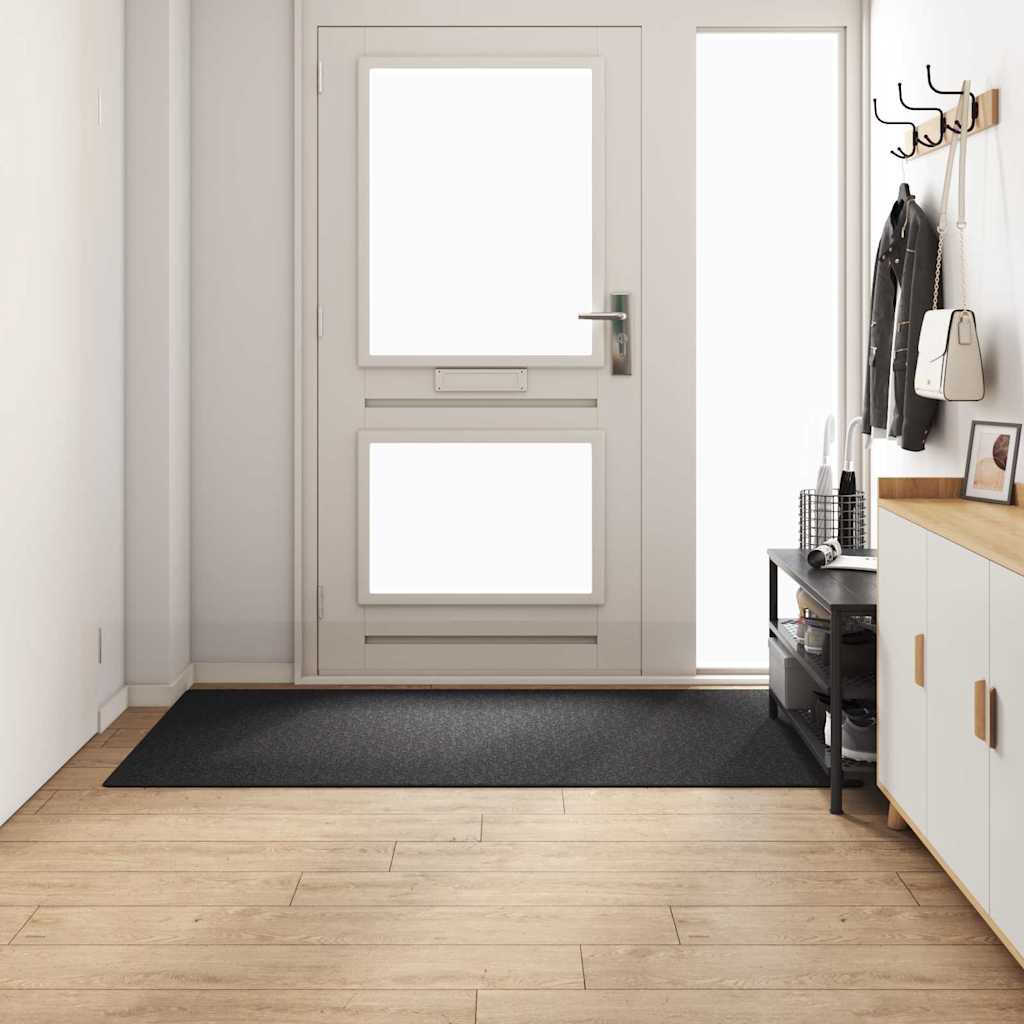 Runner in Moquette Grigio scuro 100 x 200 cm 100% Polipropilene 42011374