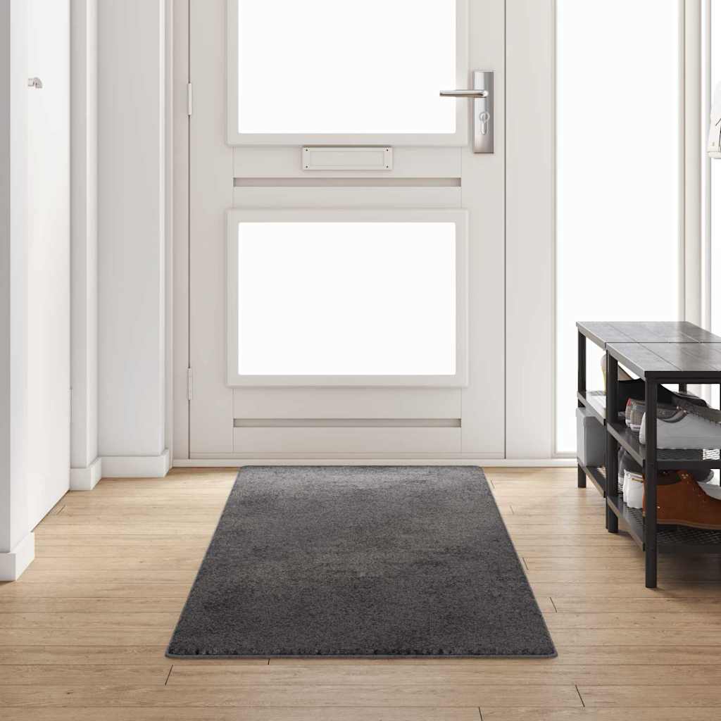 Runner in Moquette Grigio 80 x 300 cm 100% Polipropilene Tuft 42011391