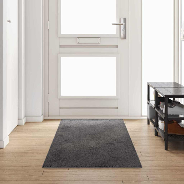 Runner in Moquette Grigio 80 x 300 cm 100% Polipropilene Tuft 42011391