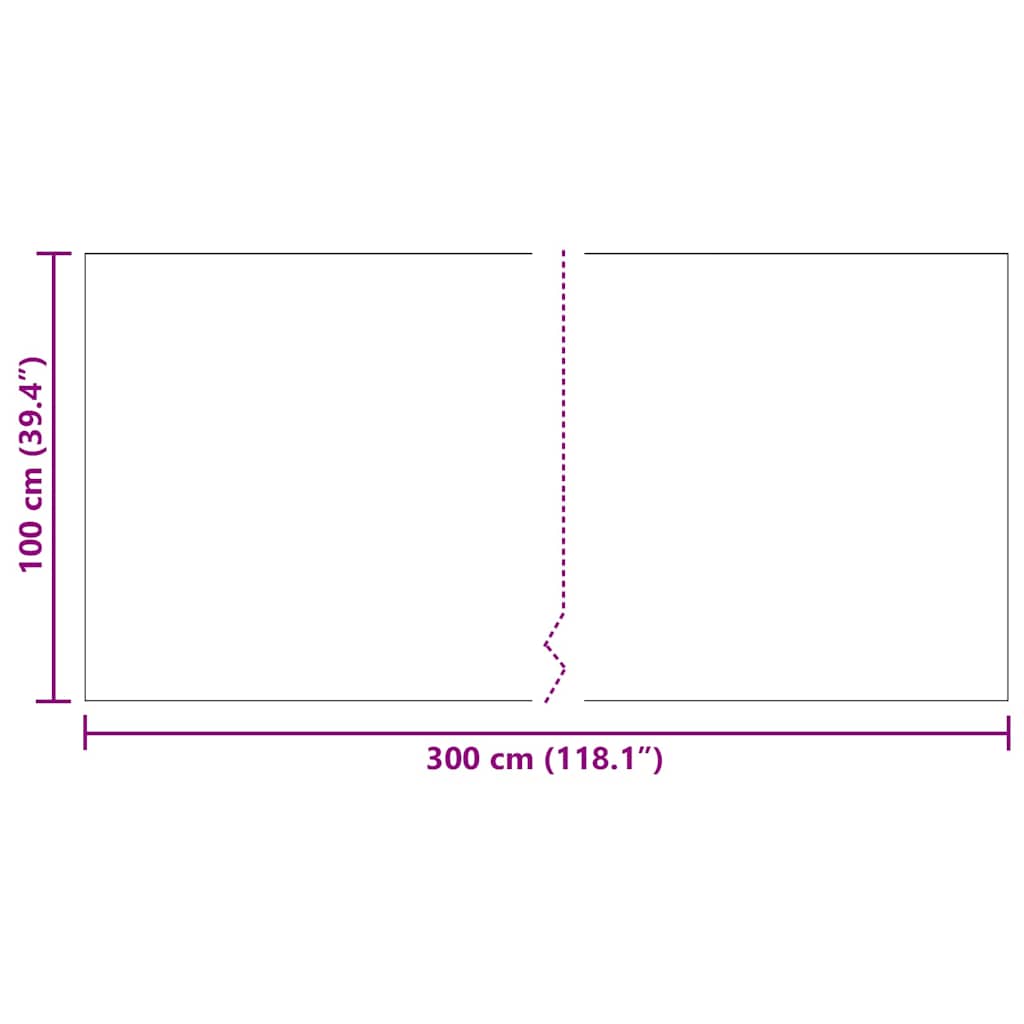 Runner in Moquette Grigio chiaro 100 x 300 cm Tessuto 42011437