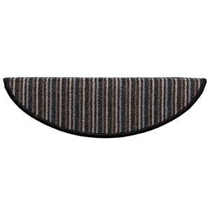 Tappetini per scale autoadesivi 15 pcs Antracite 56 x 17 x 3 cm 42011438