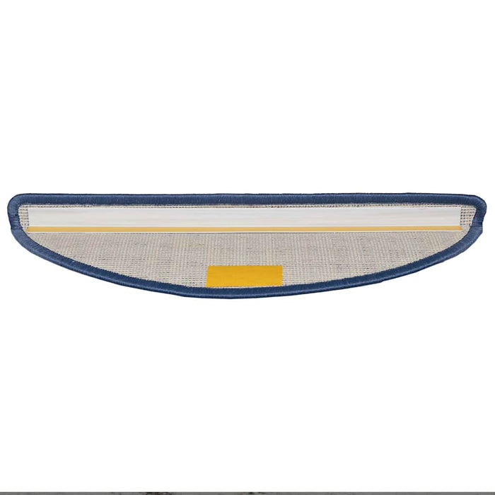 Tappetini per scale autoadesivi 15 pcs Blu 56 x 17 x 3 cm 42011442