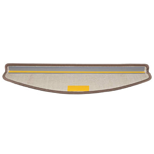 Tappetini per scale autoadesivi 15 pcs Marrone 65 x 21 x 4 cm 42011445