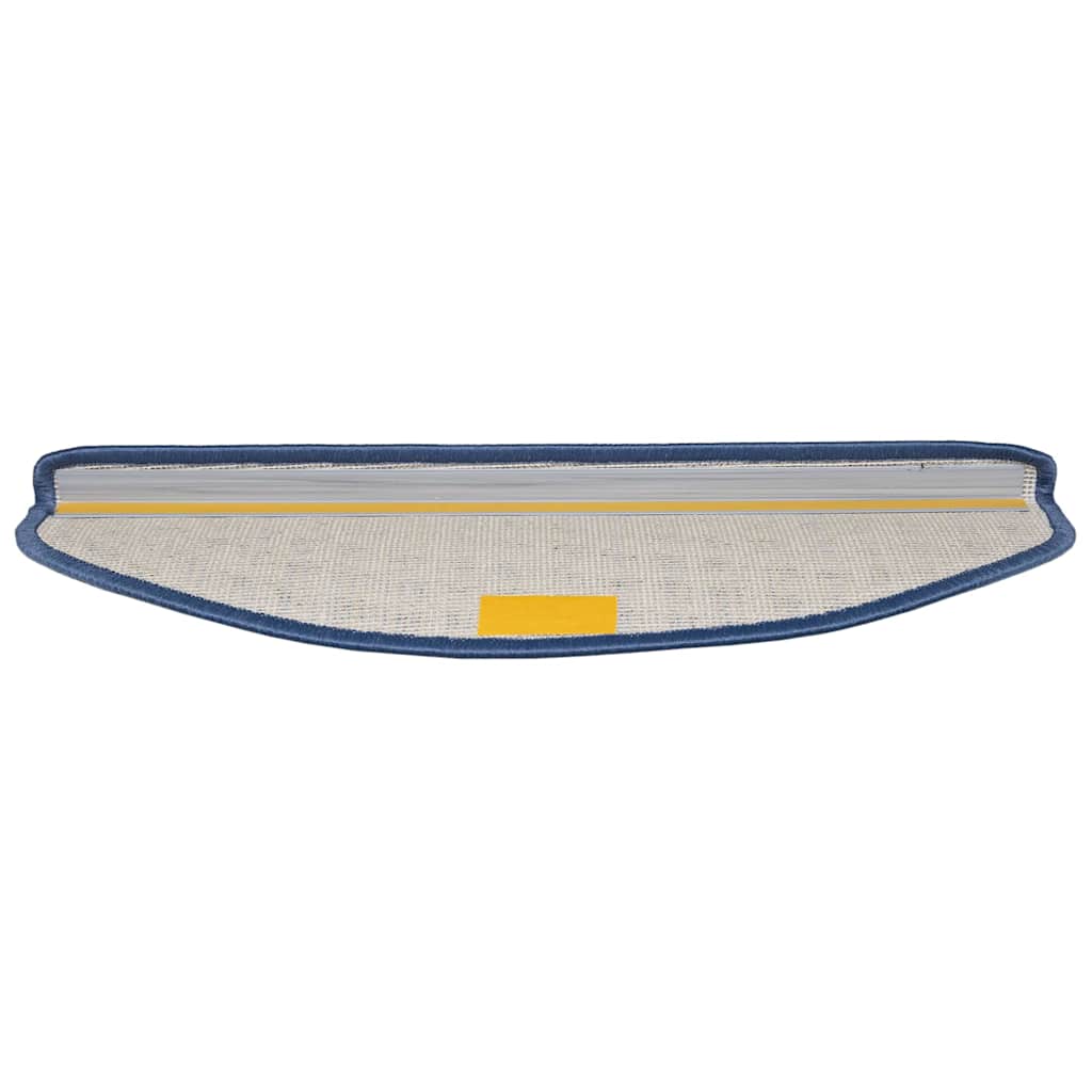 Tappetini per scale autoadesivi 15 pcs Blu 65 x 21 x 4 cm 42011447