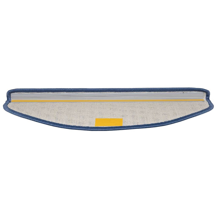 Tappetini per scale autoadesivi 15 pcs Blu 65 x 21 x 4 cm 42011447