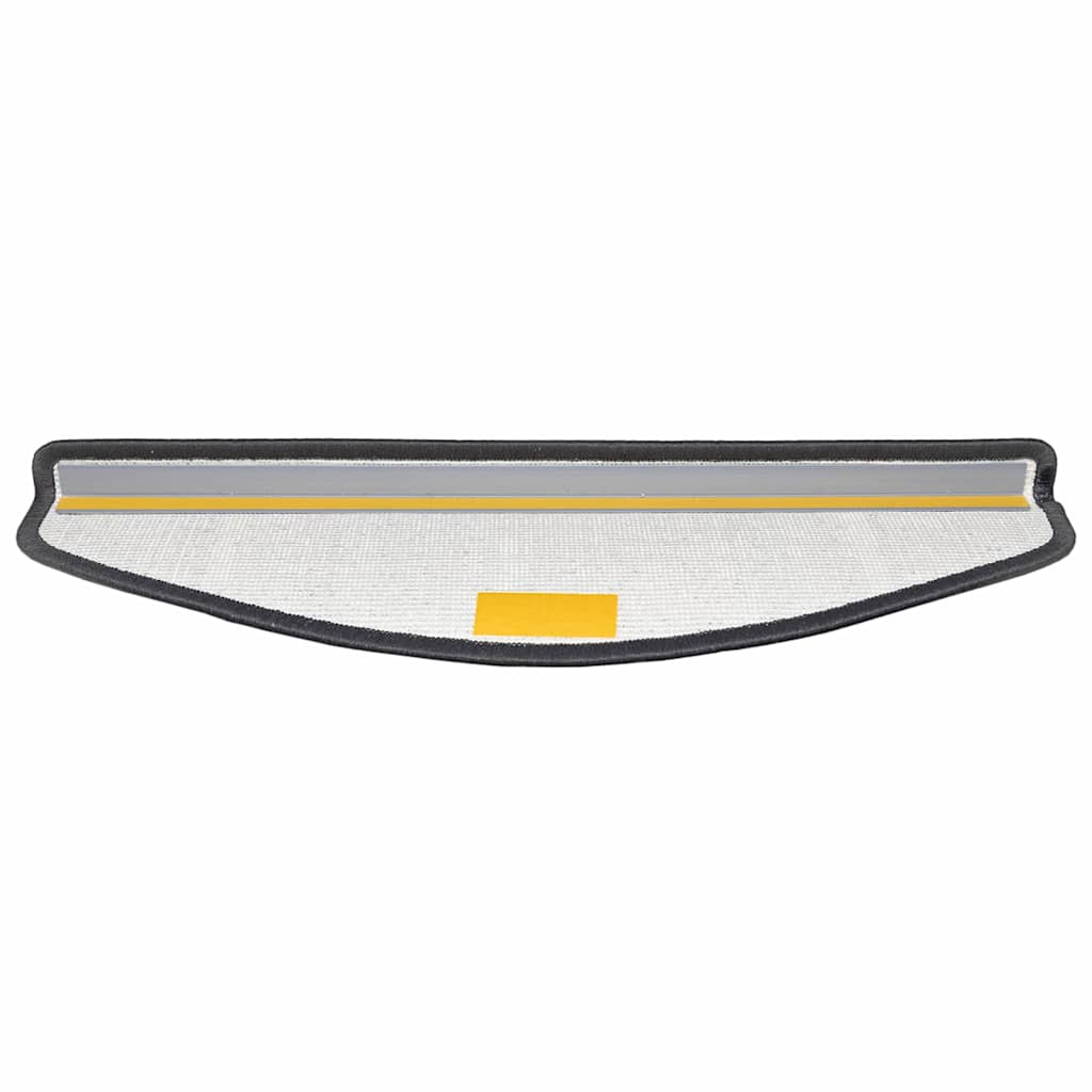 Tappetini per scale autoadesivi 15 pcs Antracite 65 x 21 x 4 cm 42011453