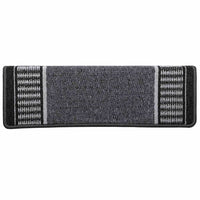 Tappetini per scale autoadesivi 15 pcs Antracite 65 x 21 x 4 cm 42011455