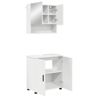 Set di mobili per il bagno 2 pcs Bianco 61 x 35 x 64 cm 3392933