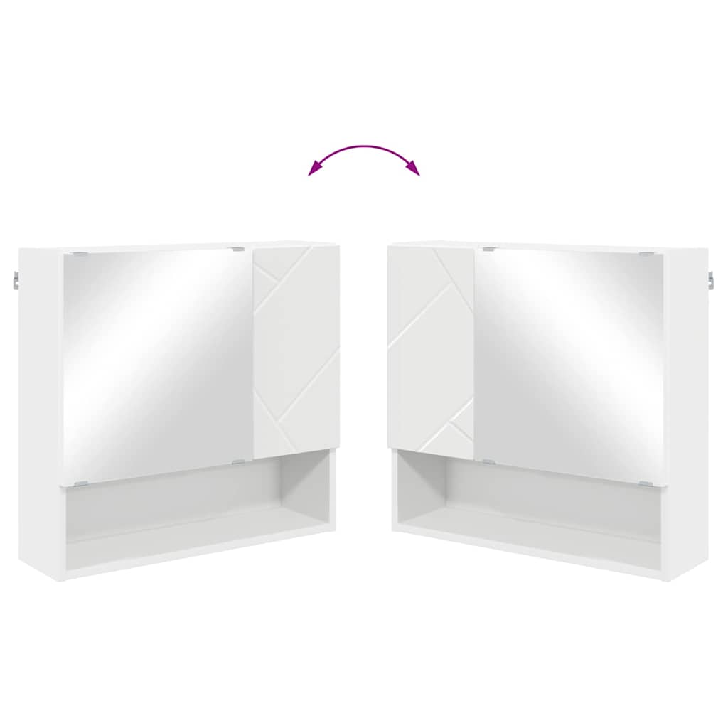 Set di mobili per il bagno 2 pcs Bianco 61 x 35 x 64 cm 3392933