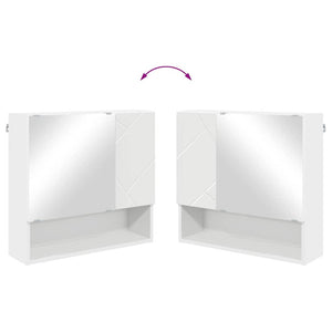 Set di mobili per il bagno 2 pcs Bianco 61 x 35 x 64 cm 3392933