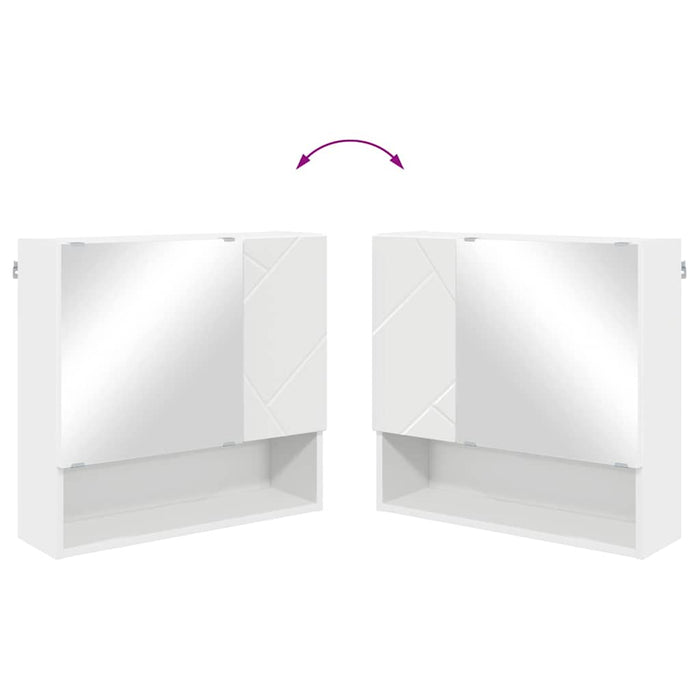 Set di mobili per il bagno 2 pcs Bianco 61 x 35 x 64 cm 3392933