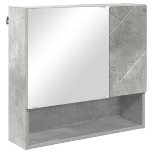 Set di mobili per il bagno 2 pcs Grigio cemento 61 x 35 x 64 cm 3392936