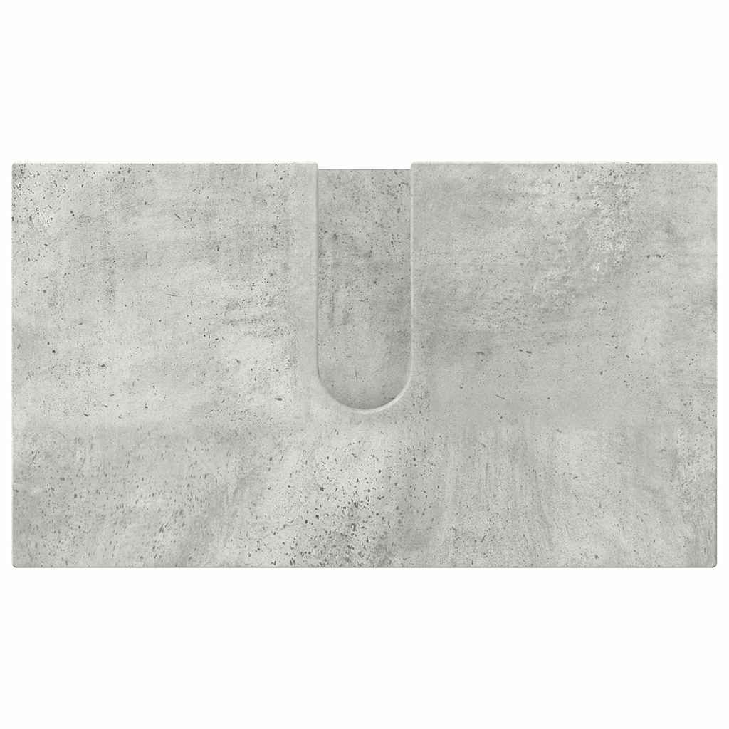 Set di mobili per il bagno 2 pcs Grigio cemento 61 x 35 x 64 cm 3392936