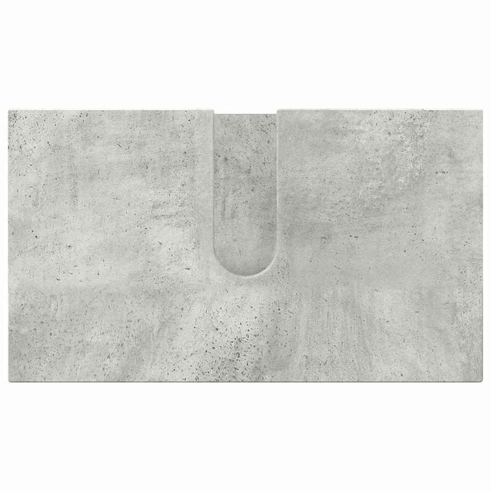 Set di mobili per il bagno 2 pcs Grigio cemento 61 x 35 x 64 cm 3392936