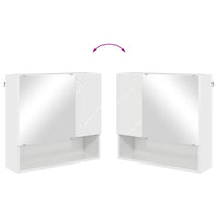 Set di mobili per il bagno 2 pcs Bianco lucido 61 x 35 x 64 cm 3392937