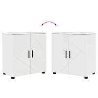 Set di mobili per il bagno 2 pcs Bianco lucido 61 x 35 x 64 cm 3392937