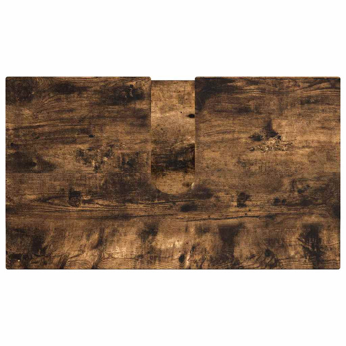 Set di mobili per il bagno 2 pcs Rovere fumo 61 x 35 x 64 cm 3392938