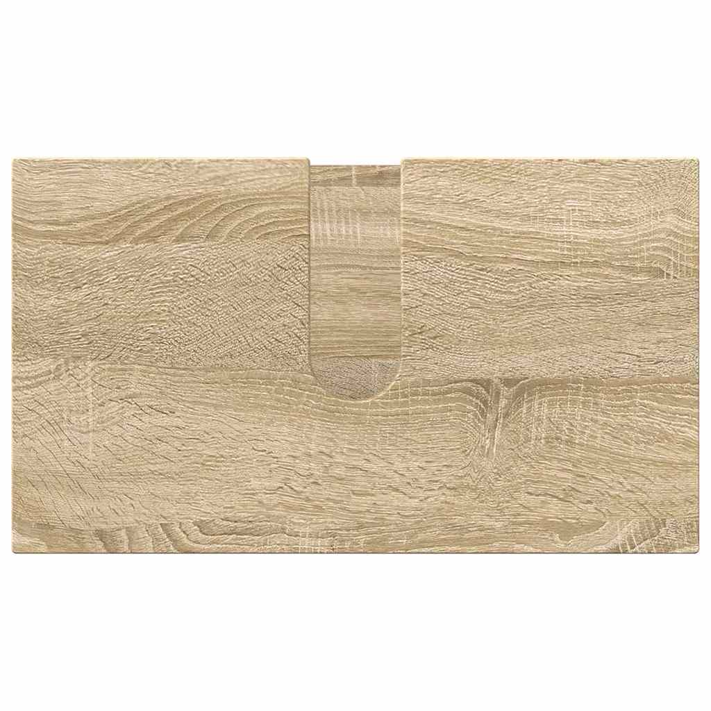Set di mobili per il bagno 3 pcs rovere sonoma 61 x 35 x 64 cm 3392945